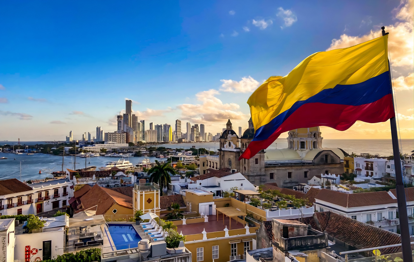 Visual premium de Colombia integrado a la experiencia de selección de Kodexa.